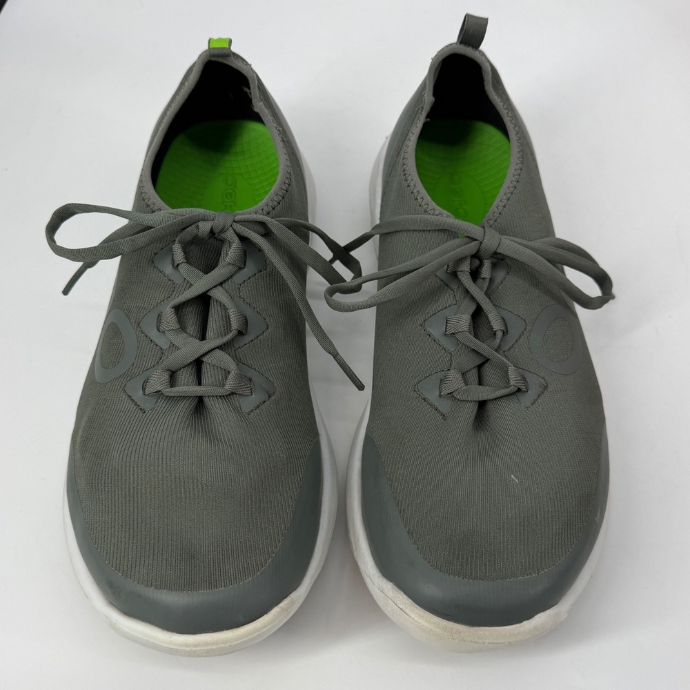 OOFOS OOmg Sport Low Shoe Mens 11 Green Gray Recovery Sneaker - Picture 3 of 7